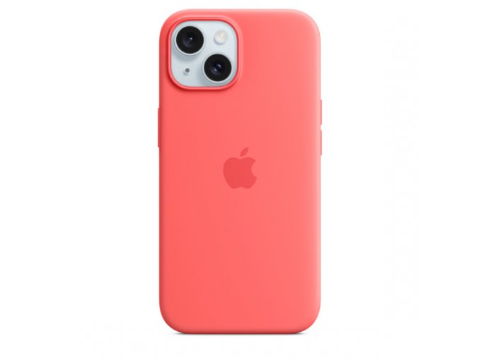 iPhone 15 Silicone Case with MS - Guava
