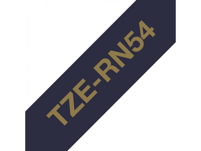 Brother TZE-RN54, zlatá na námoř.modré, 24 mm, textilní páska