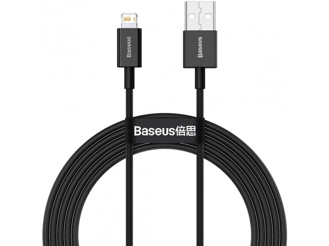 Baseus CALYS-C01 Superior Fast Charging Datový Kabel USB to Lightning 2.4A 2m Black