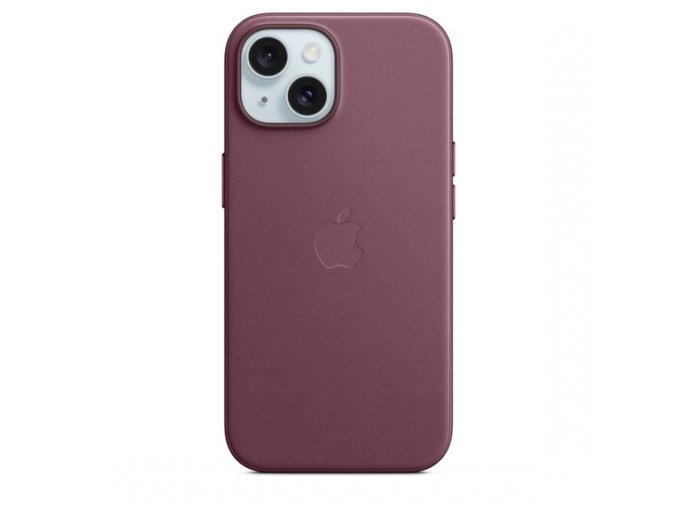 iPhone 15 FineWoven Case with MS - Mulberry