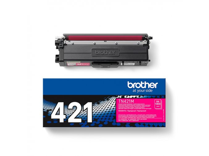 Brother TN-421M, toner magenta, 1 800 str.