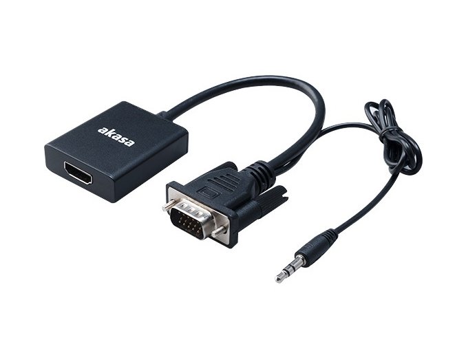 AKASA - VGA na HDMI s audio kabelem