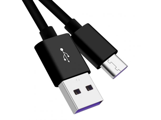 PremiumCord Kabel USB 3.1 C/M - USB 2.0 A/M, Super fast charging 5A, černý, 2m