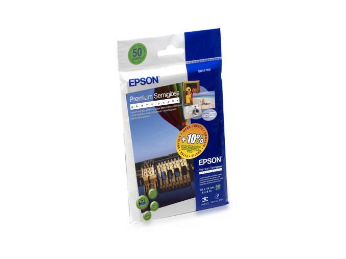 EPSON Premium Semigloss Photo Paper,100x150 mm,50x