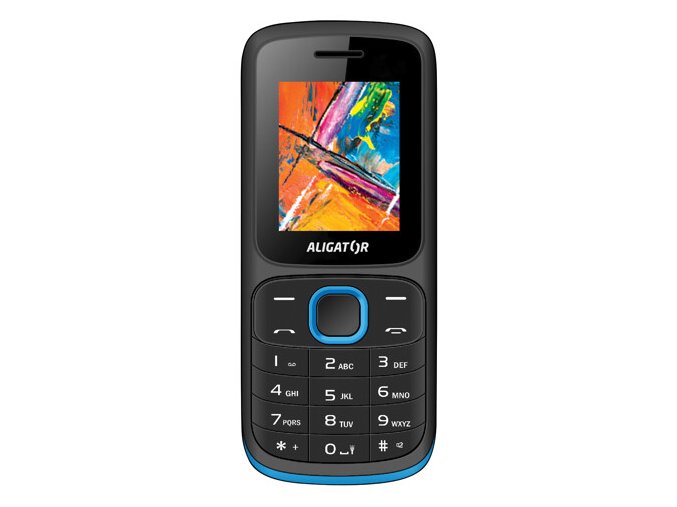 ALIGATOR D210 Dual sim černo-modrý