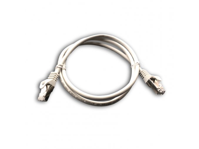 DATACOM Patch cord S/FTP CAT6A 1m šedý