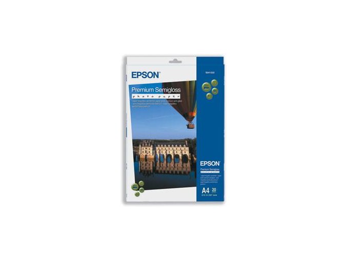 EPSON A4, Premium Semigloss Photo Paper (20listů)