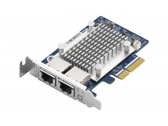 QNAP QXG-5G2T-111C - 5GbE (2 porty) PCIe karta pro PC i NAS