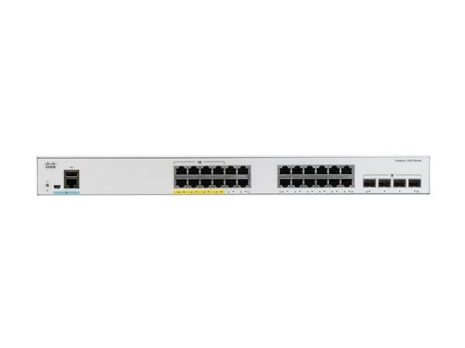 Catalyst C1000-24T-4X-L, 24x 10/100/1000 Ethernet ports, 4x 10G SFP+ uplinks