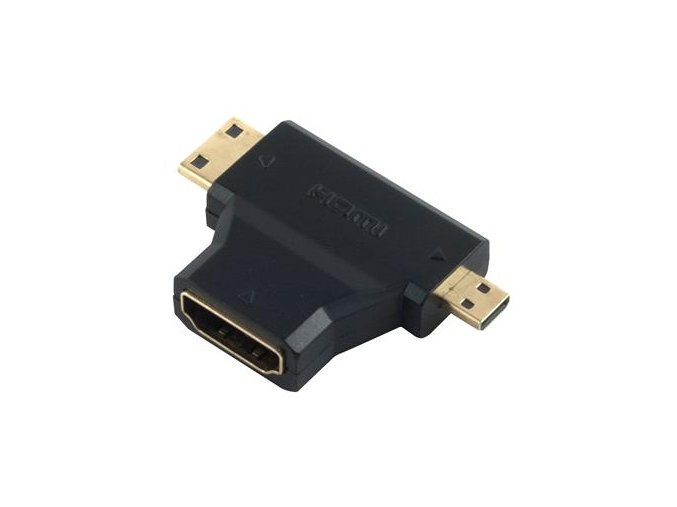 PremiumCord Adapter HDMI na miniHDMI - microHDMI