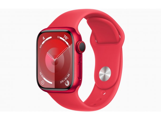 Apple Watch S9 Cell/41mm/PRODUCT RED/Sport Band/PRODUCT RED/-M/L