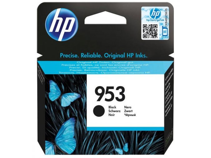 HP 953 černá inkoustová kazeta, L0S58AE