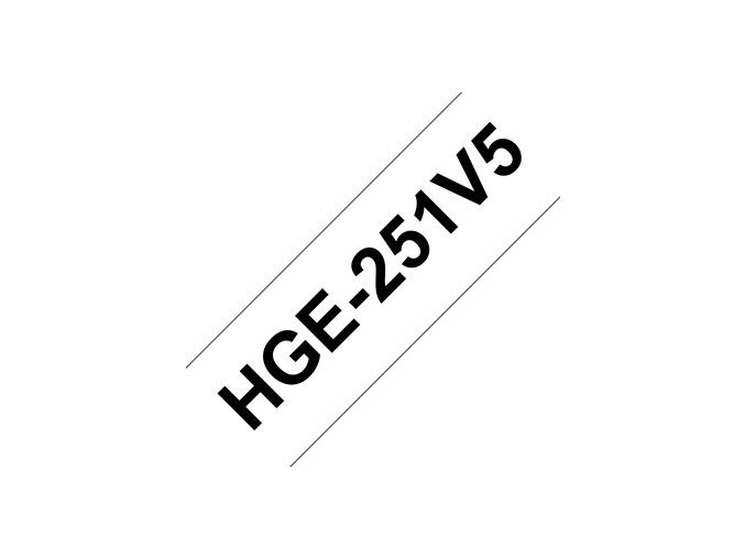 HGE-251, bílá / černá, 24 mm