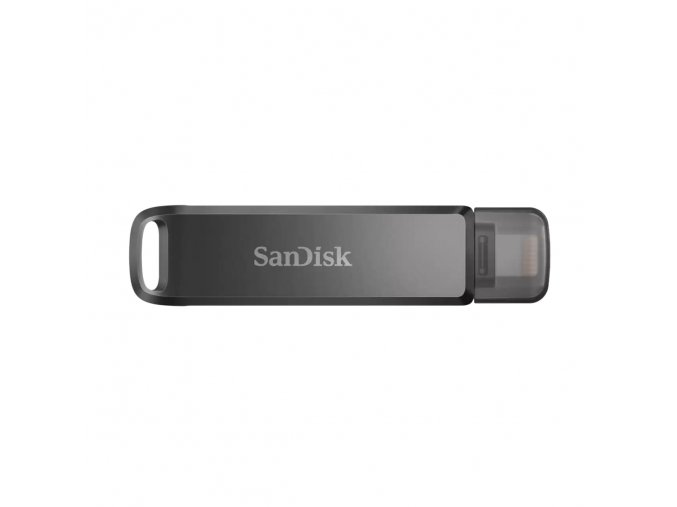SanDisk iXpand Flash Drive Luxe/256GB/90MBps/USB 3.0/Lightning + USB-A/Černá