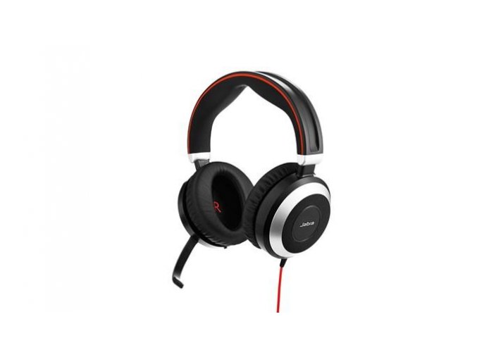 Jabra Evolve 80/Stereo/Jack/Drát/MS/Černá