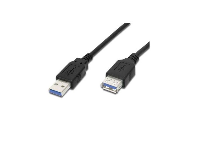 Premiumcord USB A-A 3m USB 3.0 prodlužovací, černý