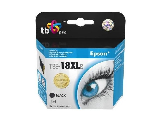 Ink. kazeta TB kompat. s Epson T1811 Bk 100% New
