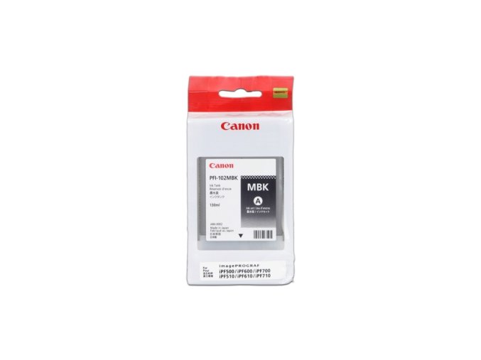 CANON INK PFI-102 MATTE BLACK iPF-500, 600, 700