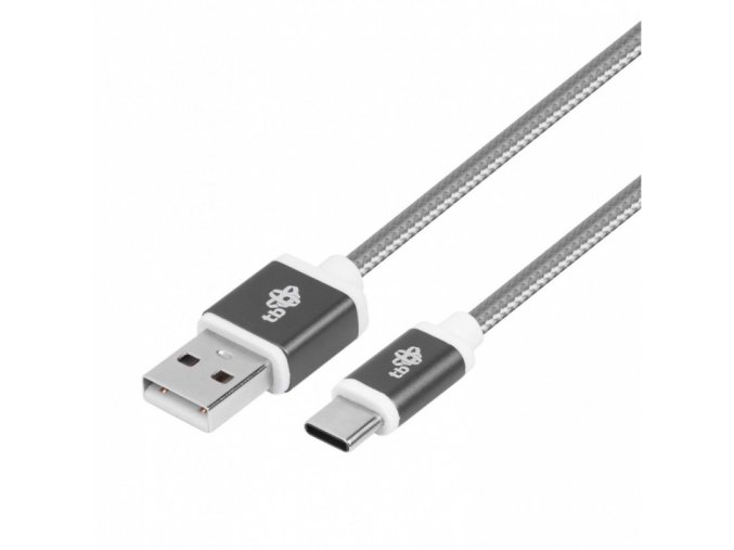 TB Cable USB - USB C 1.5 m gray tape