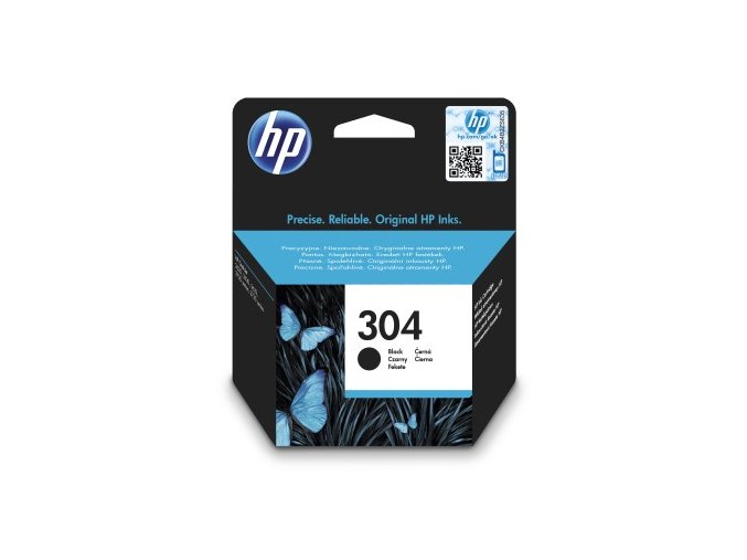 HP 304 Black Original Ink Cartridge, N9K06AE