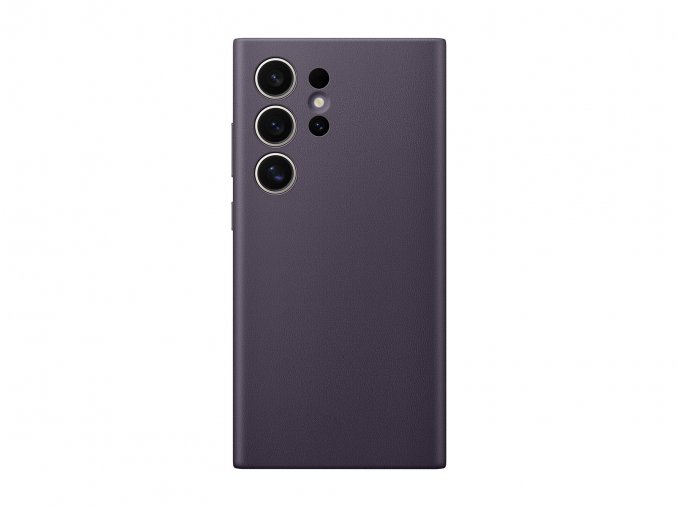 Samsung Zadní kryt z veganské kůže S24 Ultra Dark Violet