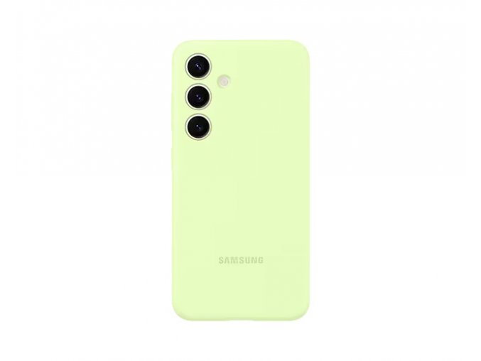 Samsung Silikonový zadní kryt S24 Light Green
