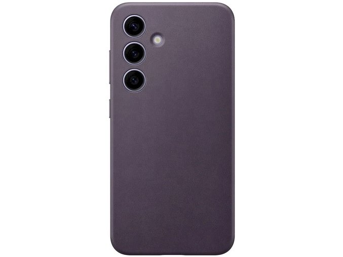 Samsung Zadní kryt z veganské kůže S24 Dark Violet