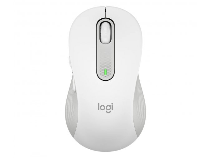 Logitech M650M/Kancelářská/Laserová/Bezdrátová USB + Bluetooth/Bílá