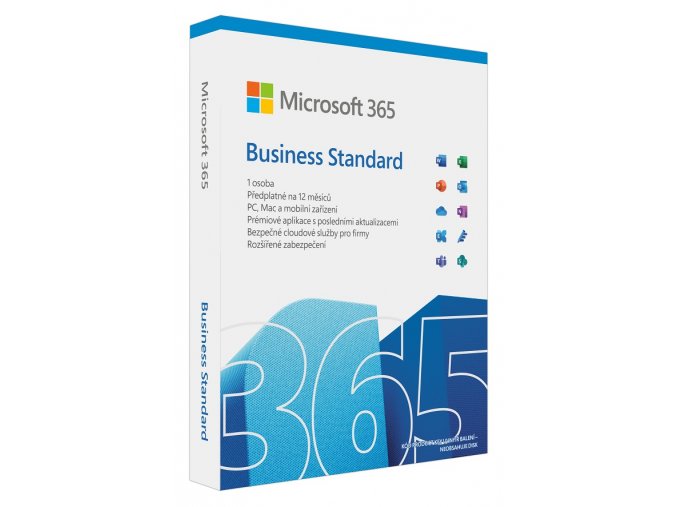 Microsoft 365 Bus.Stand. P8 Mac/Win CZ Akce