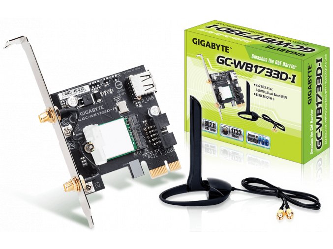 GIGABYTE PCI-E Wifi+BT 1733MBps 802.11a/b/g/n/ac