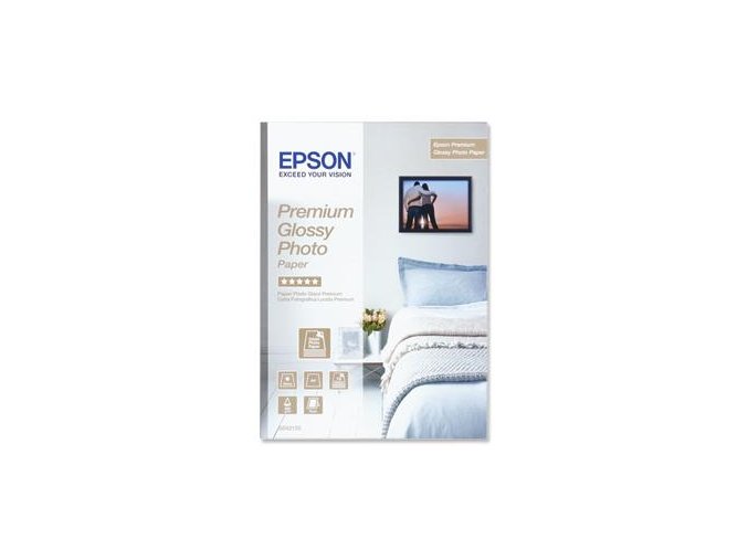 EPSON Premium Glossy Photo Paper A4 15 listů