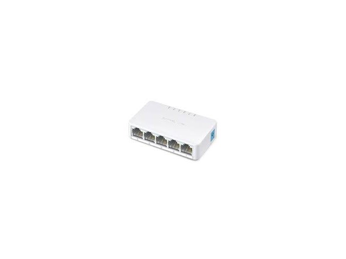 Mercusys MS105 5x10/100 mini desktop switch, plastic case