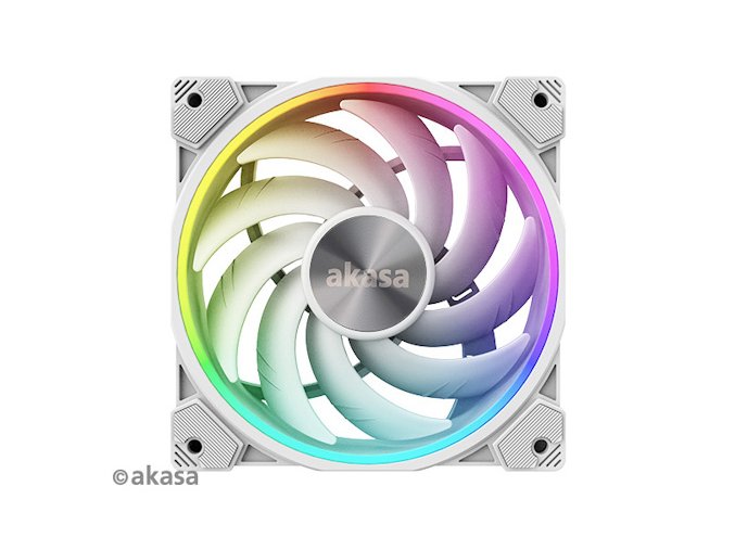 ventilátor Akasa - 12 cm - SOHO AR argb bílý