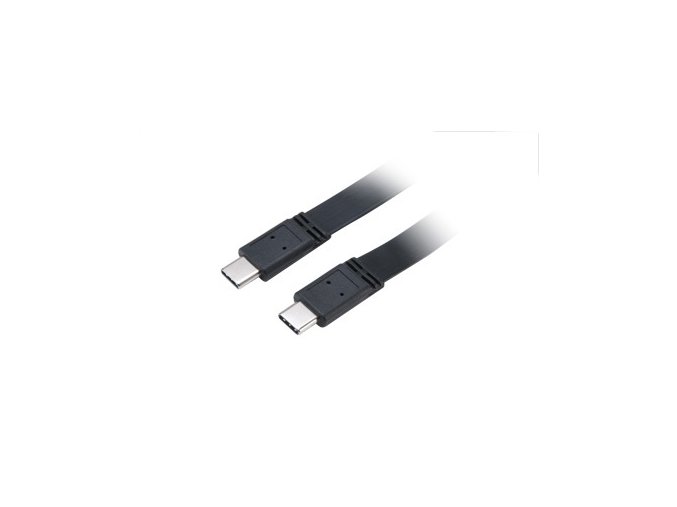 AKASA - USB 3.1 typ C na typ C kabel - 1 m slim