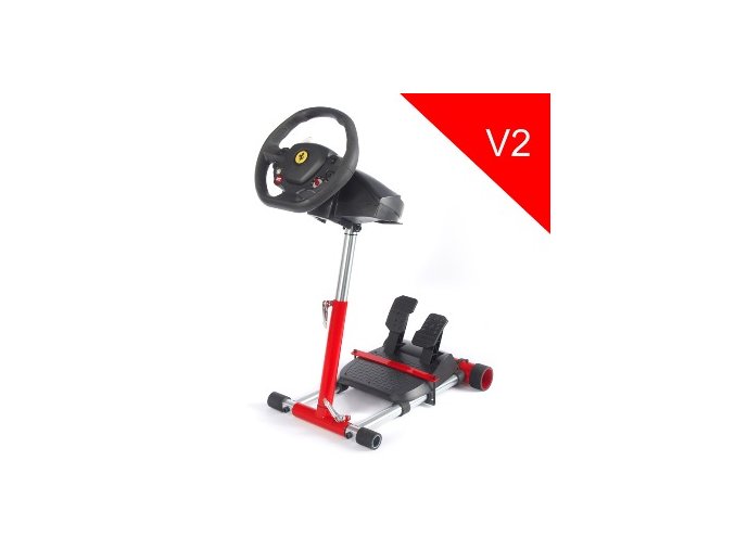 Wheel Stand Pro, stojan na volant a pedály pro Thrustmaster SPIDER, T80/T100,T150,F458/F430, červený