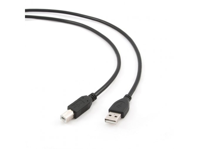 USB kabel typu AB, délka 1,8m HQ černý