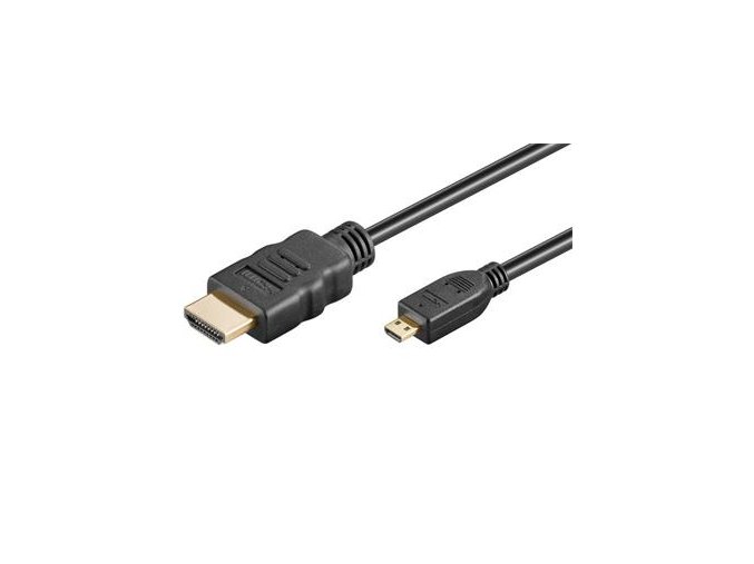 PremiumCord Kabel HDMI A - HDMI micro D, 5m