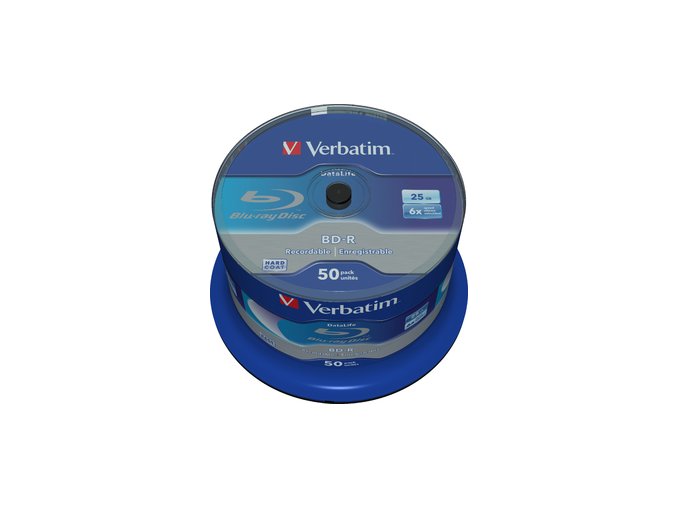 VERBATIM BD-R SL (6x, 25GB),NON-ID, 50 cake