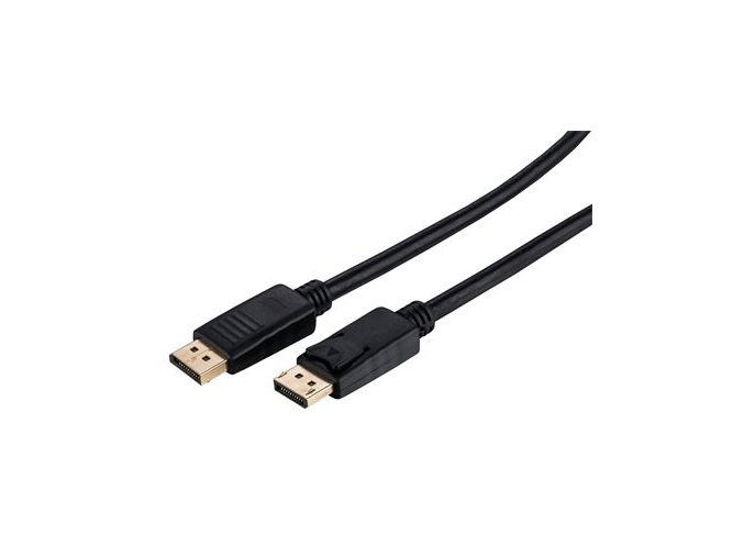 Kabel C-TECH DisplayPort 1.2, 4K@60Hz, M/M, 1m