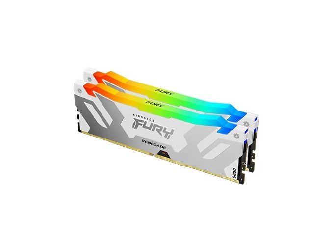Kingston FURY Renegade/DDR5/32GB/6400MHz/CL32/2x16GB/RGB/White