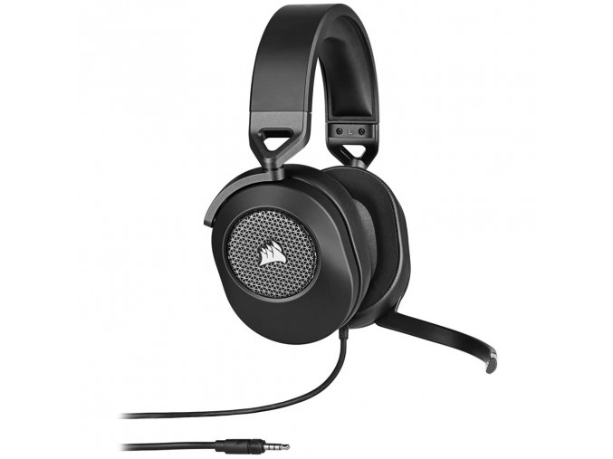 CORSAIR HS65 SURROUND/7.1/Jack/Drát/Černá