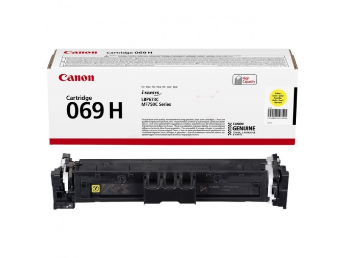 Canon Cartridge 069 H Y CP, White box