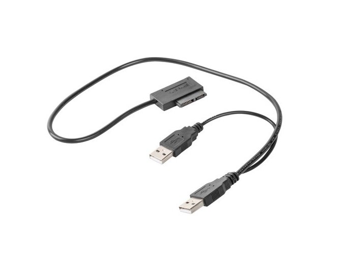 Kabel CABLEXPERT adaptér USB na Slim SATA SSD, DVD