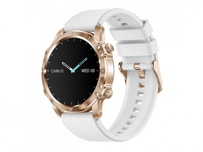 CARNEO Adventure HR+ 2nd Gen/Rose Gold/Sport Band/White