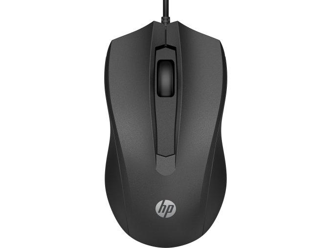 HP 100/Kancelářská/Optická/Drátová USB/Černá