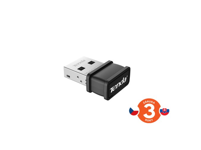 Tenda W311MIv6 AX300 WiFi 6 USB Nano Adapter, 286 Mb/s, 802.11ax/b/g/n, Soft AP, Win 7/10/11, Linux