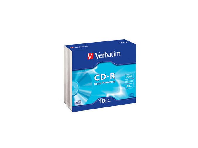 VERBATIM CD-R(10-Pack)Slim/EP/DL/52x/700MB