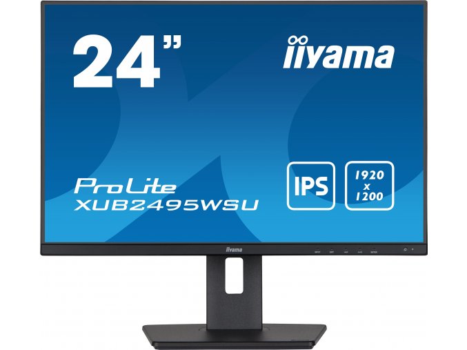 iiyama ProLite/XUB2495WSU-B5/24,1"/IPS/1920x1200/60Hz/5ms/Black/3R