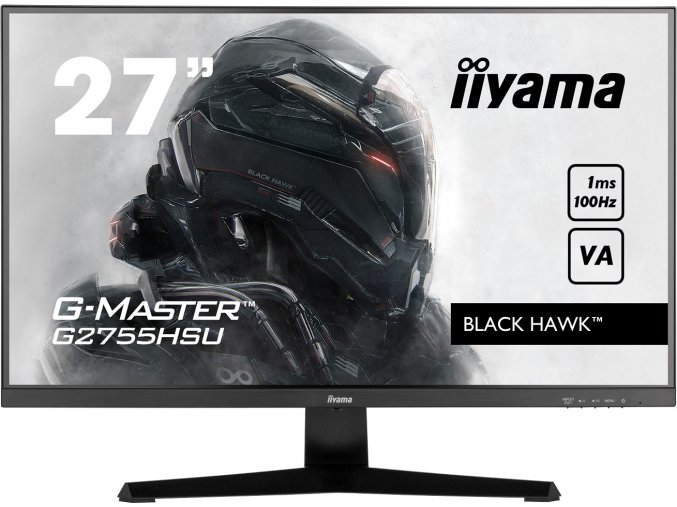 iiyama G-Master/G2755HSU-B1/27"/VA/FHD/100Hz/1ms/Black/3R