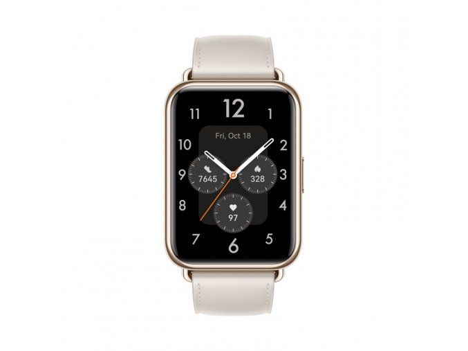 Huawei Watch Fit 2/Gold/Elegant Band/White